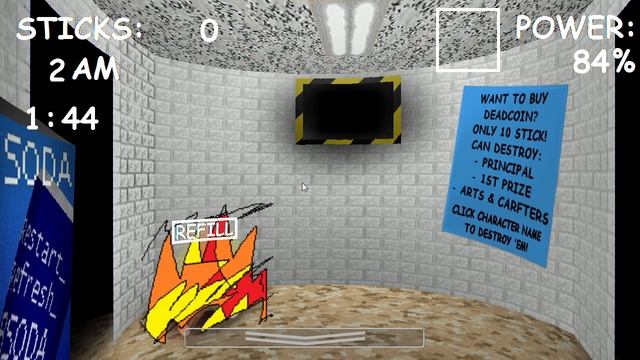 Baldi's Basics in Custom Night Gameplay (Baldi/UCN Fangame) смотреть онлайн