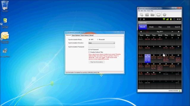 Live Demo: Sync Outlook Client with Android Device using VCOrganizer Pro (WiFi) смотреть онлайн