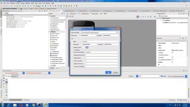 generate signed apk android studio l build apk l how to generate signed apk in Android studio смотреть онлайн