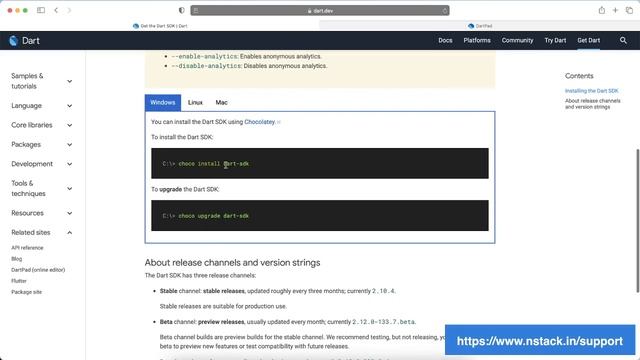 01 Dart SDK Installation - Dart for Beginner смотреть онлайн