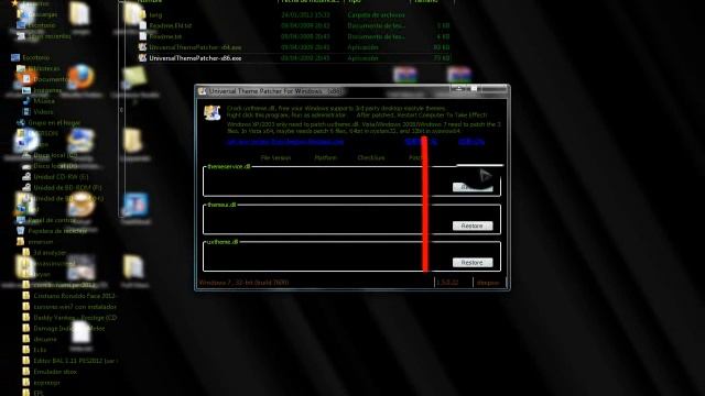 descargar tema full glass para windows 7 + universal theme patcher смотреть онлайн