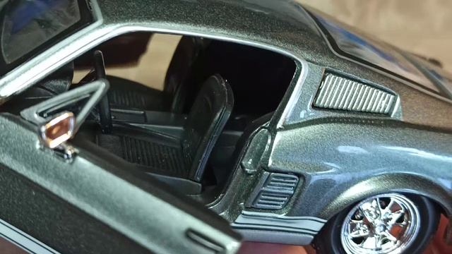 Ford Mustang I(II)'1967 GT Fastback. Модель 1-24 от Maisto. Серый