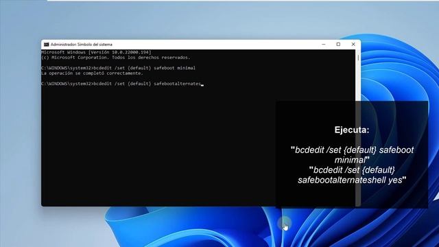 🔰🔳 Cómo iniciar Modo Seguro con Comandos CMD en Windows 11 ✔️ смотреть онлайн