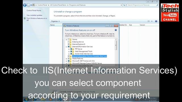 How to: Enable Internet Information Services (IIS) | IIS Install | IIS Configured | iTechKey смотреть онлайн