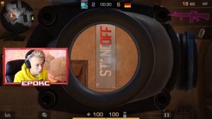 Ерокс притворился НУБОМ в STANDOFF 2 | ТРОЛЛИНГ ТРЕНЕРА СТАНДОФФ 2