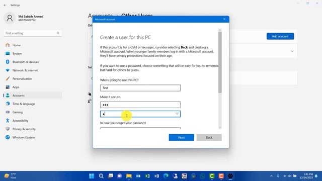 How to Create a New User Account on Windows 11 смотреть онлайн