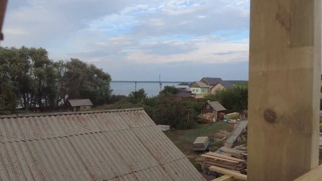 Делаем двухскатную крышу дома, часть 9 смотреть онлайн