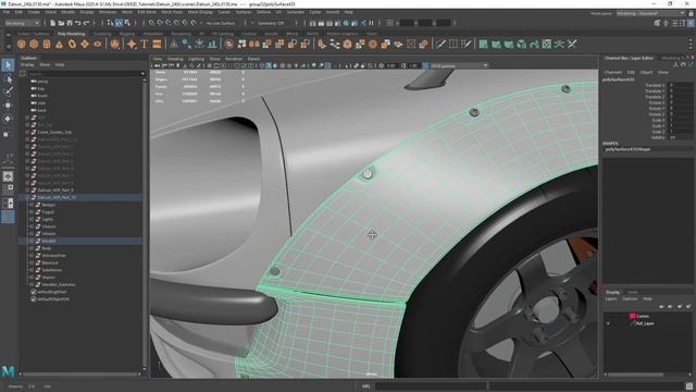 3D Car Modeling - How to Finish Your Car Models смотреть онлайн