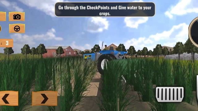 Real Tractor Driver Farm Simulator - Harvesting Wheat Farm #1 - Android Gameplay смотреть онлайн