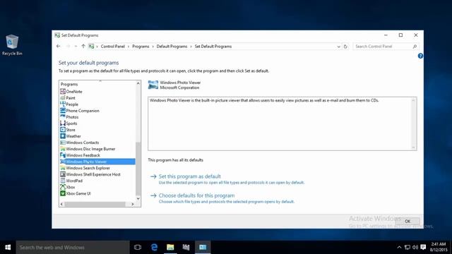 Windows 10-How To Make Windows Photo Viewer Default In Windows 10 смотреть онлайн