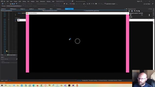 Going Full Screen And Circle Math Optimization - MonoGame2D [#13] смотреть онлайн
