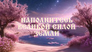 Мощная медитация на соединение с Силой земли. Завтра Исцеление звуком. Записывай