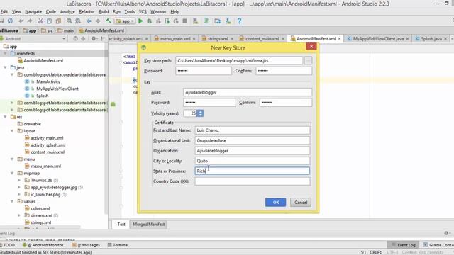 Como generar signed Apk en Android Studio смотреть онлайн