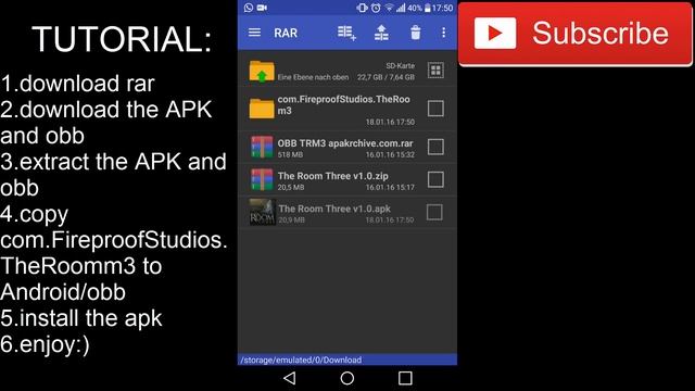 How to download The Room 3 for free on Android смотреть онлайн