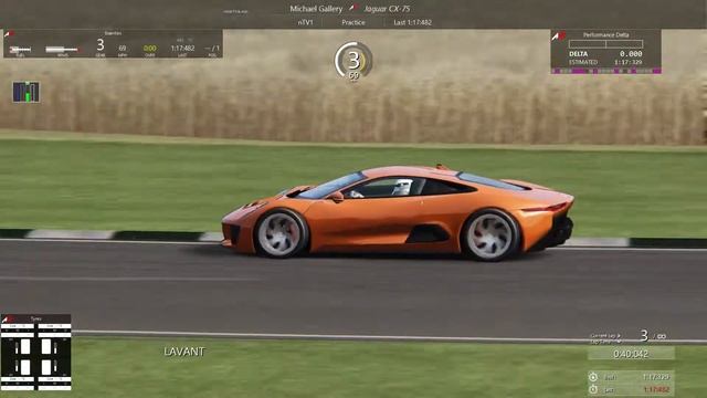 Assetto Corsa - Goodwood Hot Lap - Jaguar CX75 - 220115 смотреть онлайн