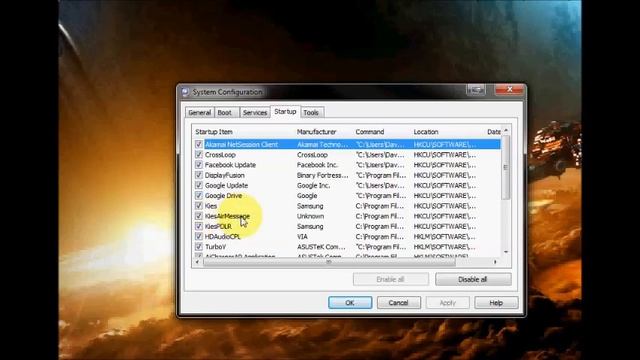 Manage your start up programs using System Config (msconfig) смотреть онлайн