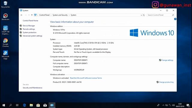 Tutorial 3 Cara Mudah Cek Status Aktivasi Windows 10 смотреть онлайн