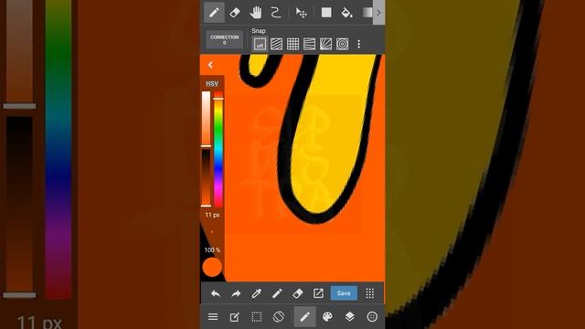 How to Draw Graffiti with Medibang Paint Letter J by Elpmis Tra смотреть онлайн