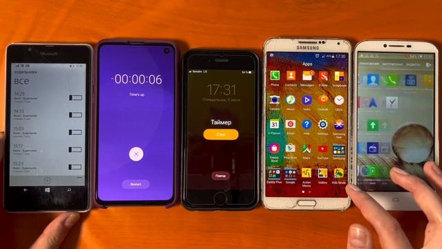 Alcatel vs iPhone 6s incoming call Microsoft vs Samsung note3 & S10e смотреть онлайн