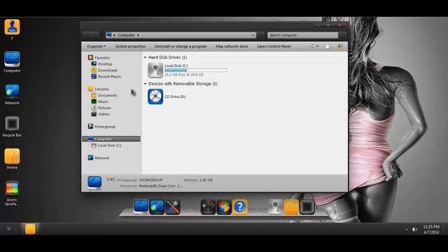 iIcons Skin Pack Win7 смотреть онлайн