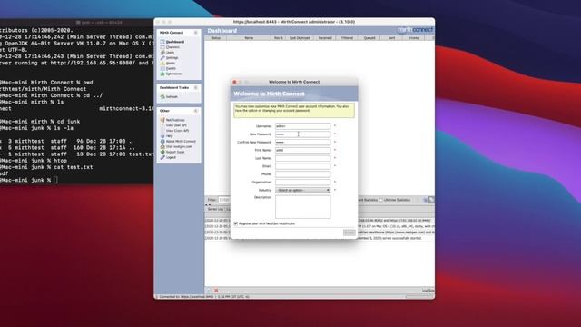 Installing Mirth 3.10 on a Mac in your home directory. смотреть онлайн