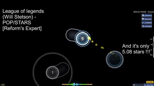 Top 5 easiest 5 stars map to pass in Osu! смотреть онлайн