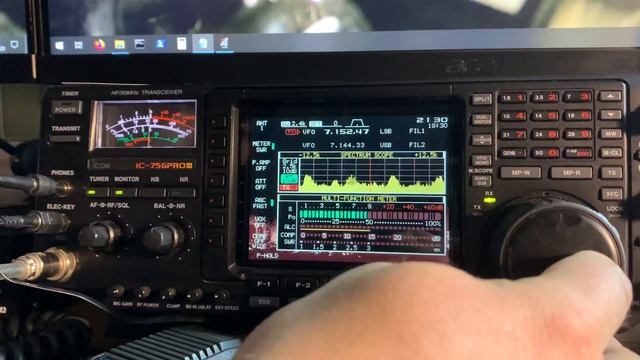 Приобрёл ICOM IC-756PROIII. Делюсь впечатлениями. смотреть онлайн
