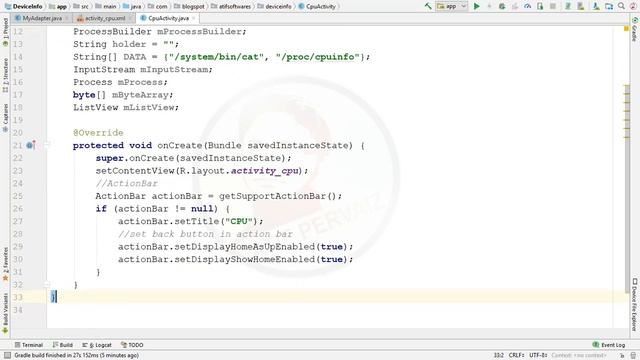 Device Info App - Part 10 – CPU Info смотреть онлайн