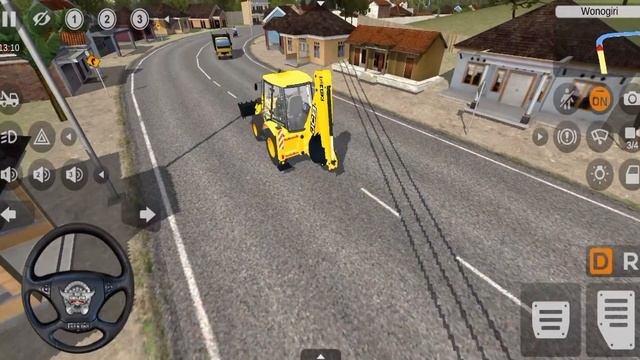 Bus Simulator Indonesia Mod - JCB Beckhone Loader Driving Simulator - Android Gameplay смотреть онлайн