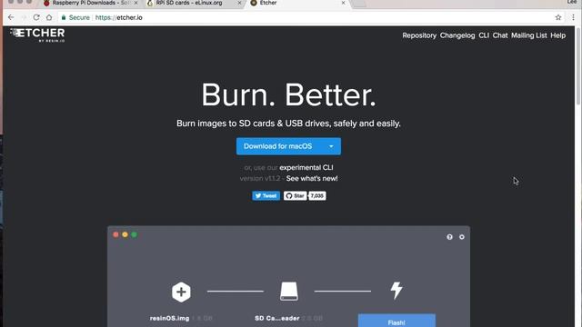 Downloading and Installing Etcher for Flashing your SD Card смотреть онлайн