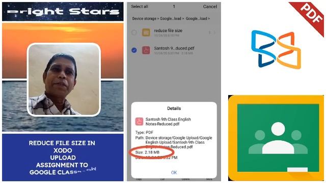Xodo PDF Reader & Google Classroom for Online Classes in Telugu смотреть онлайн
