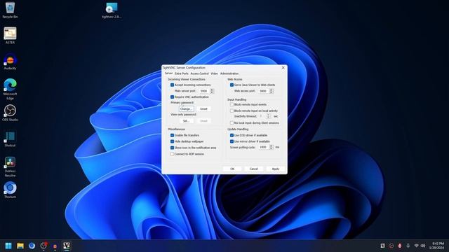 How to install TightVNC server for ASTER Multiseat смотреть онлайн