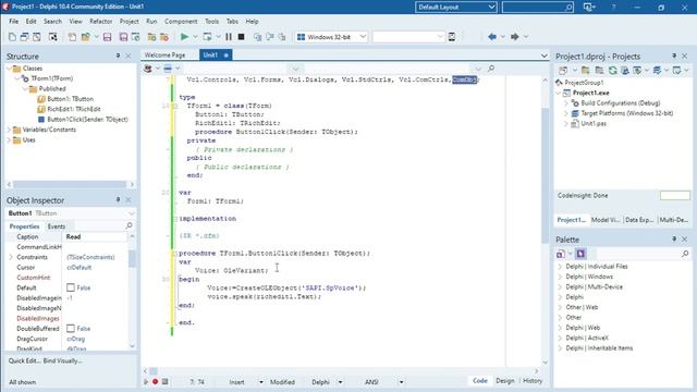 Delphi - Text To Speech смотреть онлайн
