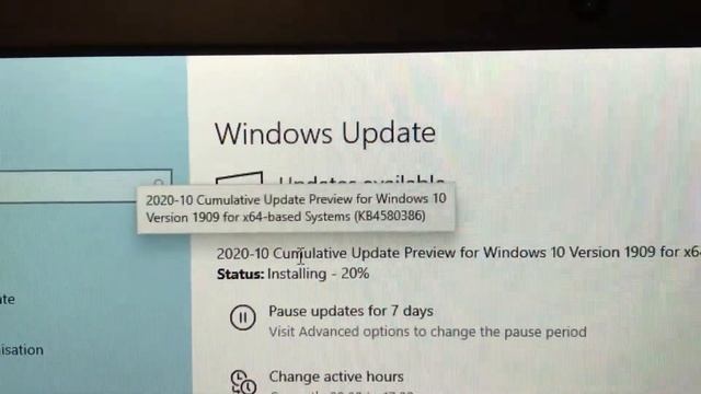 Geo GeoBook 1E Laptop - Windows Update Cumulative Update Flashing Message смотреть онлайн