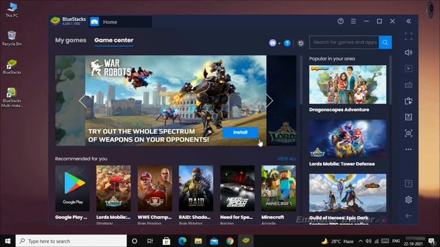 BlueStacks 4 - New Optimized Version For Low-End PC смотреть онлайн