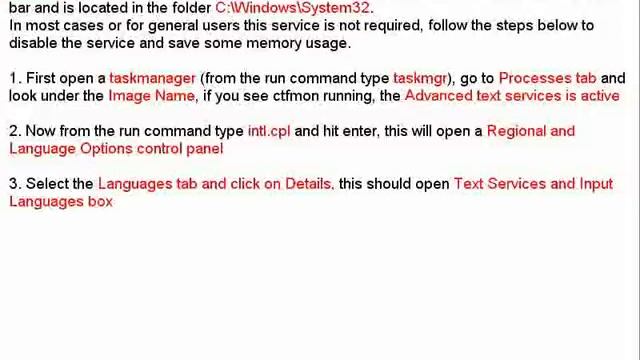 Disable ctfmon смотреть онлайн
