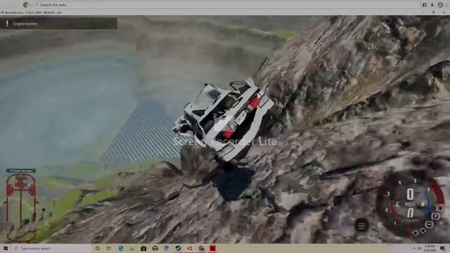 PSP police car vs. pit of doom!(Beam ng.drive) смотреть онлайн