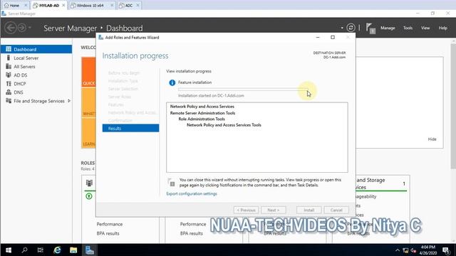 NETWORK POLICY SERVER (NPS) ROLE INSTALL AND CONSOLE OVERVIEW смотреть онлайн