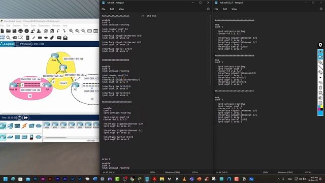 Configuring Multiarea OSPFv3 بالعربي смотреть онлайн