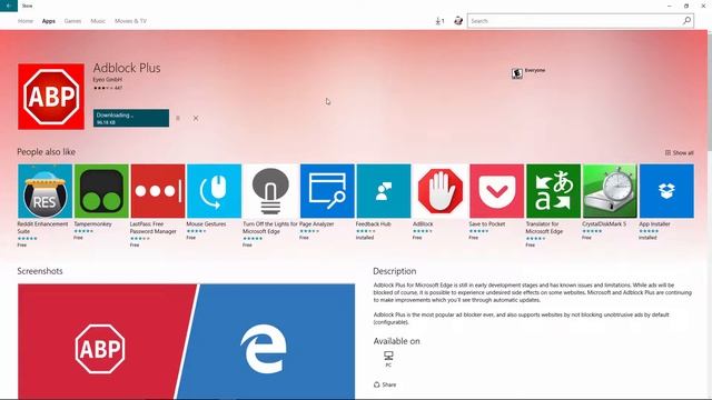 adblock plus for microsoft edge browser for blocking annoying ads смотреть онлайн