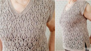 Ажурный топ узором от Брунелло Кучинелли..