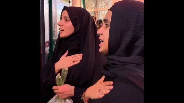 Hashim Sisters LIVE in KARBALA - Arbaeen OCT - 2019 : Pursa at Maqam e Hazrat Ali Asghar (a.s) смотреть онлайн