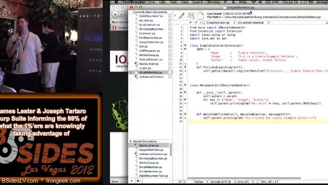 1.2.4 James Lester & Joseph Tartaro Burp Suite Informing the 99% of what the 1%ers смотреть онлайн