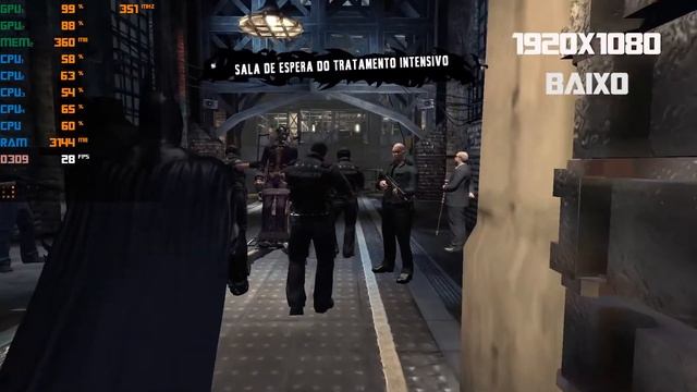 Teste Batman Arkham Asylum - APU A8 7600 смотреть онлайн