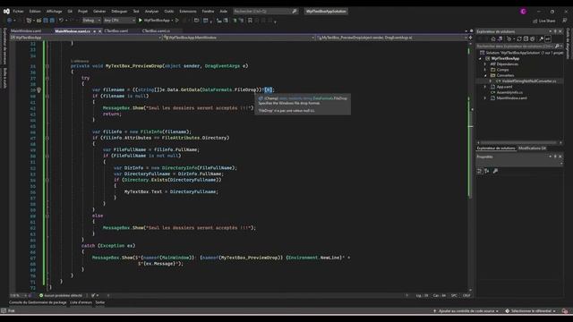 9 C# Wpf TextBox Drag and Drop Dependency Event смотреть онлайн