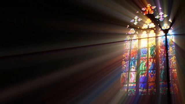 Stained Glass Windows - Motion Graphics - Church Window - Worship Background Video смотреть онлайн