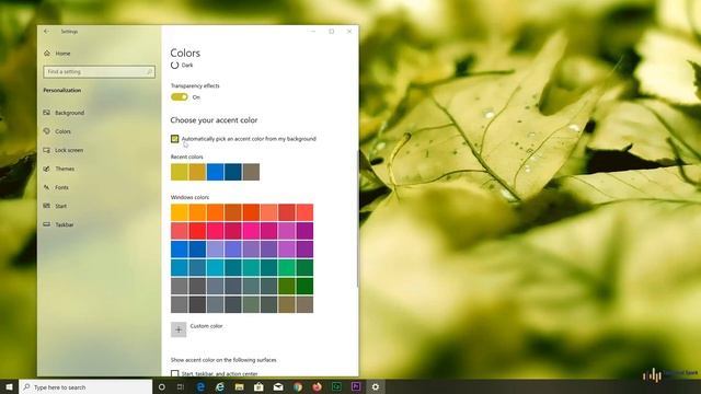 How to Change Color in Windows 10 (Start Screen, Title Bar, Taskbar & Move Taskbar Position) смотреть онлайн
