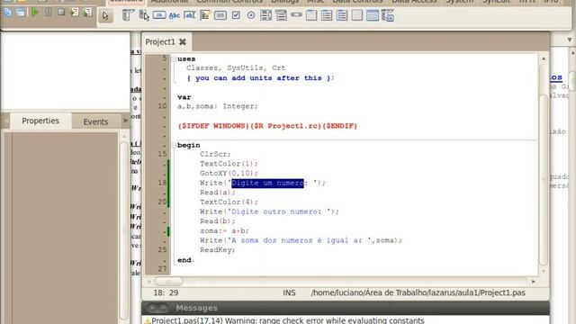 Criando programa em freepascal no linux смотреть онлайн