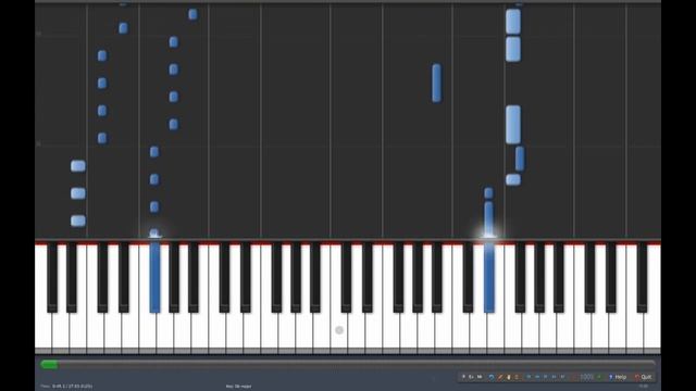 Touhou - Bad Apple!! (Piano Tutorial) смотреть онлайн