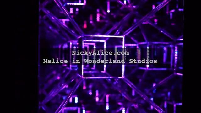 Hypercube Tesseract Infinity Mirror Art Sculpture by Nicky Alice 4th Dimension смотреть онлайн